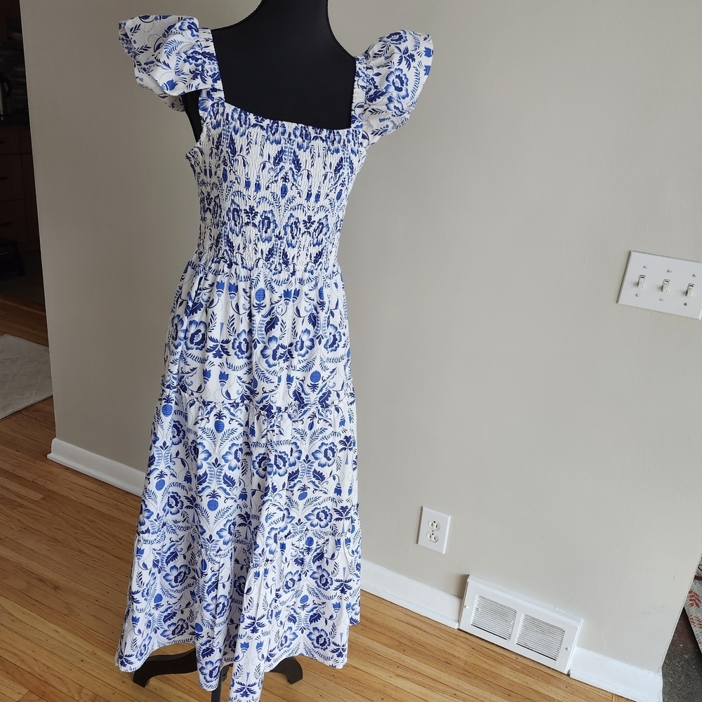 Sugarlips Blue and White Sundress  Maxi